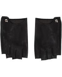 Karl Lagerfeld - Kurzfingerhandschuhe - Lyst