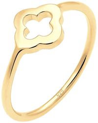 Elli Jewelry - Ring Kleeblatt - Lyst