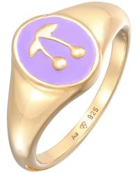 Elli Jewelry - Ring Siegelring - Lyst