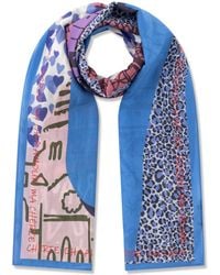 Codello - Schal Aus Feiner Baumwolle Und Edler Seide - Lyst