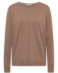 Cecil - Basic Pullover Mit Rundhals - Lyst