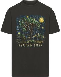 F4NT4STIC - T-Shirt Us National Parks Joshua Tree Oil On Canvas Style - Lyst