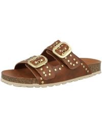 Verbenas - Pantolette Randel Napa Tachas - Lyst