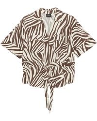 S.oliver - Oliver Label Bluse - Lyst