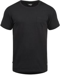 Solid - T-Shirt Bob Mit Brusttasche - Lyst