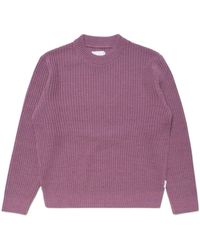 Edwin - Pullover Nix Sweater Grape Nectar - Lyst