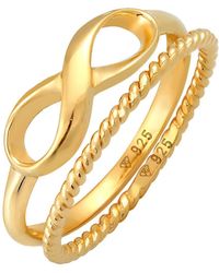 Elli Jewelry - Ring Infinity, Twisted - Lyst