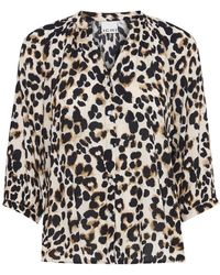 Ichi - Bluse 'Marrakech' - Lyst