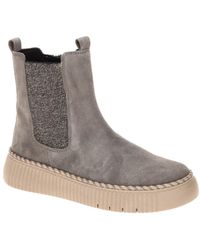 Gabor - Boots Stiefel Taupe Velour Plateau Boots 8014.01.003 - Lyst
