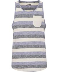 Solid - Gestreiftes Tanktop Whicco Mit Brusttasche - Lyst