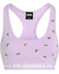 Karl Lagerfeld - Ikon Peephole Bralette - Lyst
