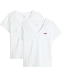 Levi's - Levis T-Shirt Perfect V-Neck Tee (2-Pack) - Lyst