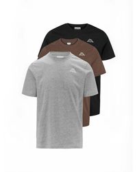 Kappa - T-Shirt Logo Cafers 3-Pack - Lyst