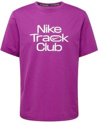 Nike - Sportshirt 'track club' - Lyst
