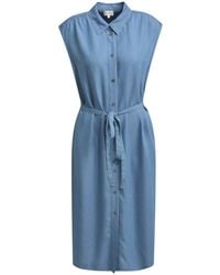 Milano Italy - Ärmelloses Midikleid Mit Bindegürtel - Lyst