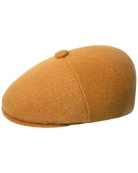 Kangol - Hut Wool Panel 575 -- Rustic Camel Flat Cap - Lyst