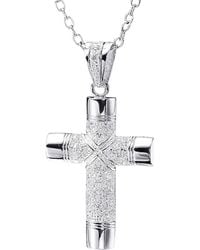 Firetti - Halsschmuck: Anhänger Kreuz Mit Zirkonia - Lyst