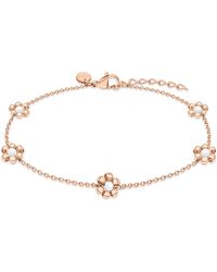 S.oliver - Fußschmuck Perlenblume - Lyst