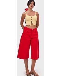 its basic - Its Basic Jeans Baggy Bermuda Short - Lyst