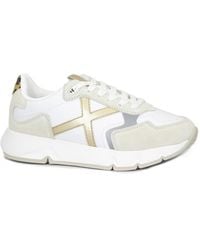 Munich - Sneaker Low 4191005 05 Mamba Bianco Scarpe Donna Sneakers Lacci Pelle - Lyst
