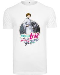 Merchcode - T-Shirt Star Wars Leia - Lyst