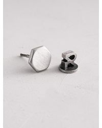 REYTEL - Ohrring Hexagon - Lyst