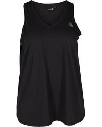 Active By Zizzi - Sporttop 'Abasic' - Lyst