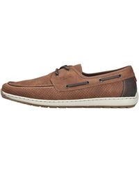 Rieker - Bootsschuh Mokassin, Halbschuh, Frühlingsschuh mit Perforation - Lyst