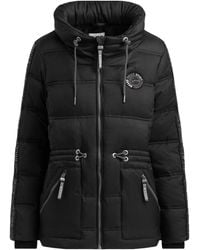 SOCCX - Steppjacke Mit Taillengummizug Und Logo-Tapes - Lyst