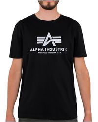Alpha Industries - Shirt Basic Logo - Lyst