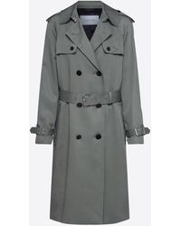 Calvin Klein Mantel 'TRANSSEASONAL LS TRENCH COAT' - Grau