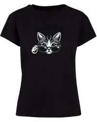 F4NT4STIC - T-Shirt 'Kätzchen You Gotta Be Kitten Me! - Lyst