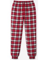 LEAFLETIC - Pyjamahose Flannel Bottom - Lyst