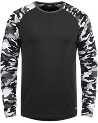 Solid - Rundhalsshirt 'cajus' - Lyst