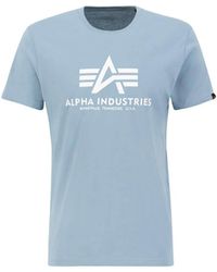Alpha Industries - Shirt Basic Logo - Lyst