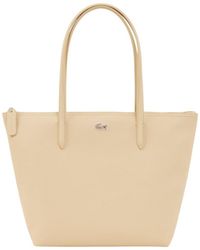 Lacoste - Shopper Sac Cabas Shopping Femme L.12.12 Concept Jaune/ Nf2037Pk - Lyst