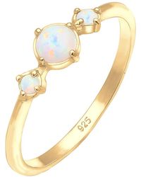 Elli Jewelry - Ring Opal - Lyst