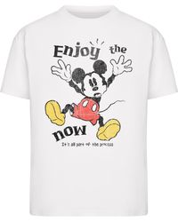 Merchcode - T-Shirt Mickey Mouse Enjoy The Now - Lyst