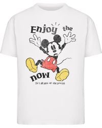 Merchcode - T-Shirt Mickey Mouse Enjoy The Now - Lyst