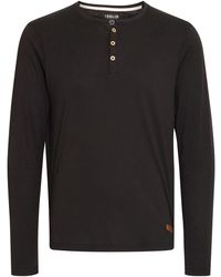 Solid - Rundhalsshirt Volko - Lyst