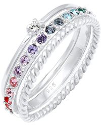 Elli Jewelry - Ring-Set - Lyst