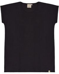 greenjama - Schlafshirt Lässiges T-Shirt Aus Derby-Rib - Lyst