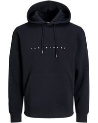 Jack & Jones - Kapuzensweatshirt JJESTAR JJ SWEAT HOOD NOOS PLS mit Kängurutasche - Lyst