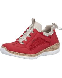 Rieker - Slip-On Sneaker Schlupfschuh Elastikeinstieg, Gummizug mit Schnellverschluss - Lyst