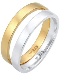 Elli Jewelry - Ring Bi Color - Lyst