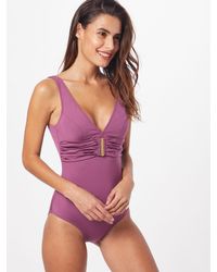 Lascana Badeanzug - Lila