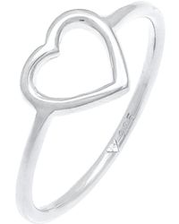 Elli Jewelry - Ring Herz - Lyst