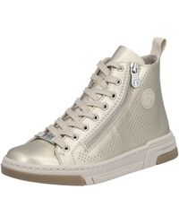 Rieker - High Top-Sneaker, Freizeitschuh, Schnürschuh mit Plateausohle - Lyst