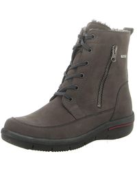 Waldläufer - Schnürstiefel Damen Stiefelette 395972-191-052 Rauleder - Lyst