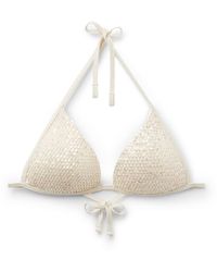 Calzedonia - Bikinitop Sequin Net - Lyst
